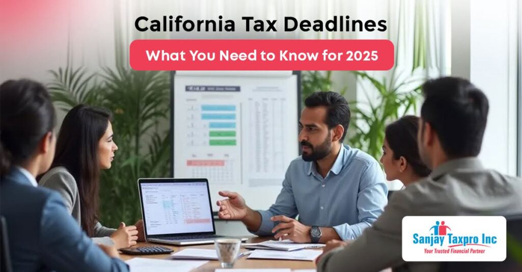 California Tax Deadlines: What You Need to Know for 2025